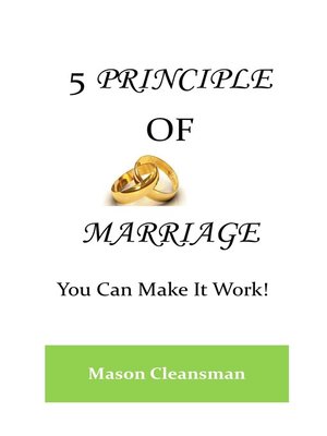 cover image of 5 Principles of marrige